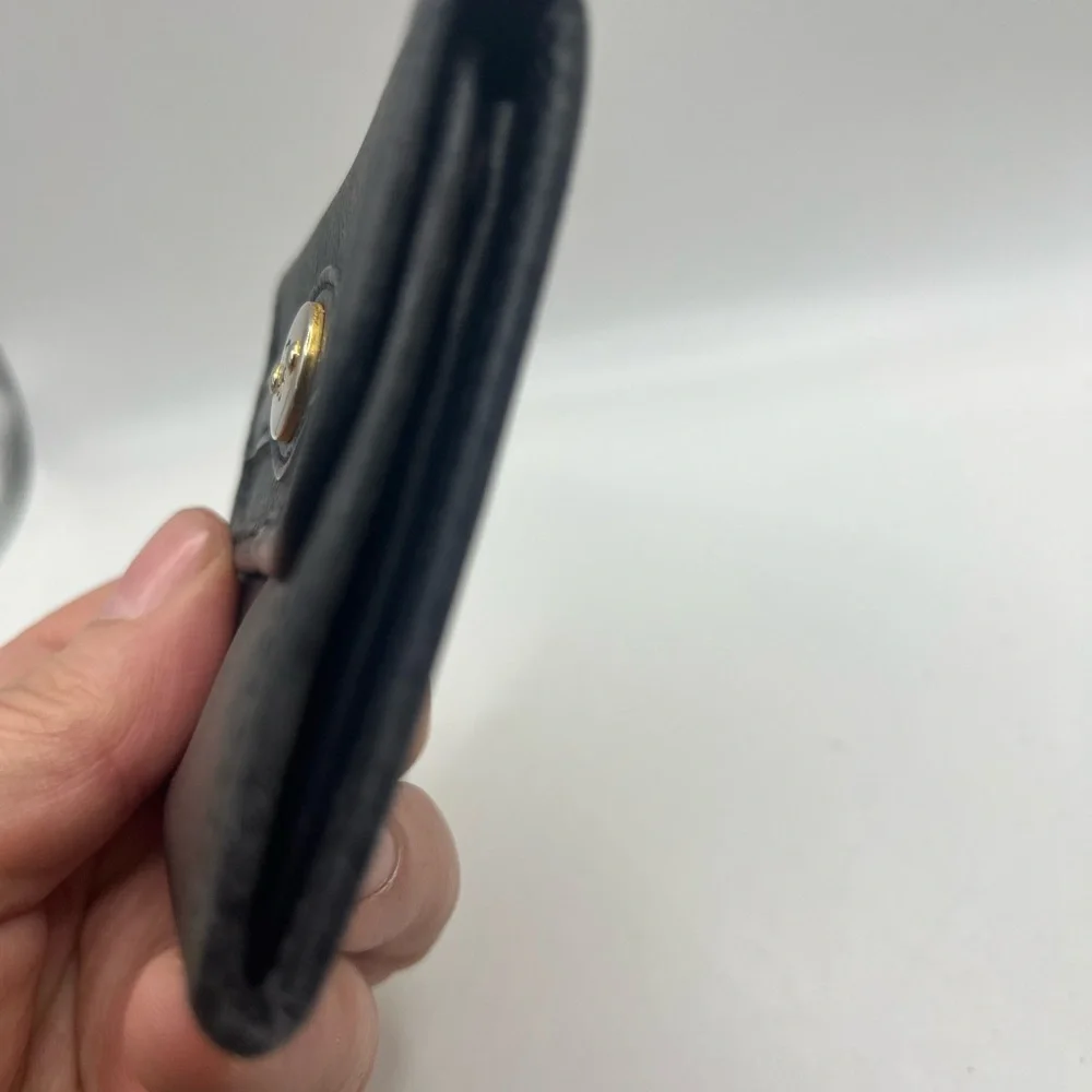 Dior Black Leather Card Holder